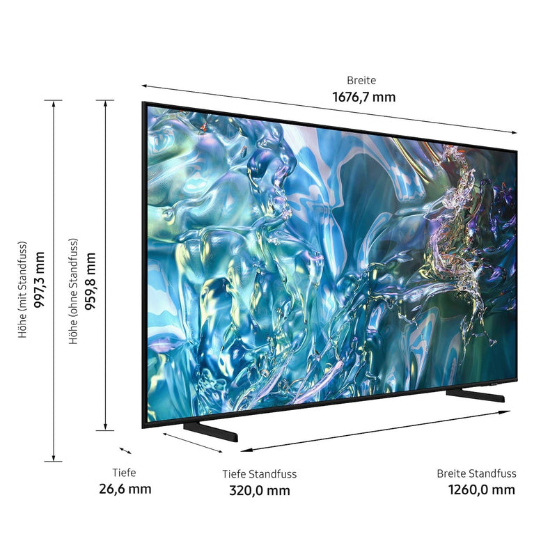 SAMSUNG TV 75 Zoll, 4K UHD, QE75Q60D (2024)