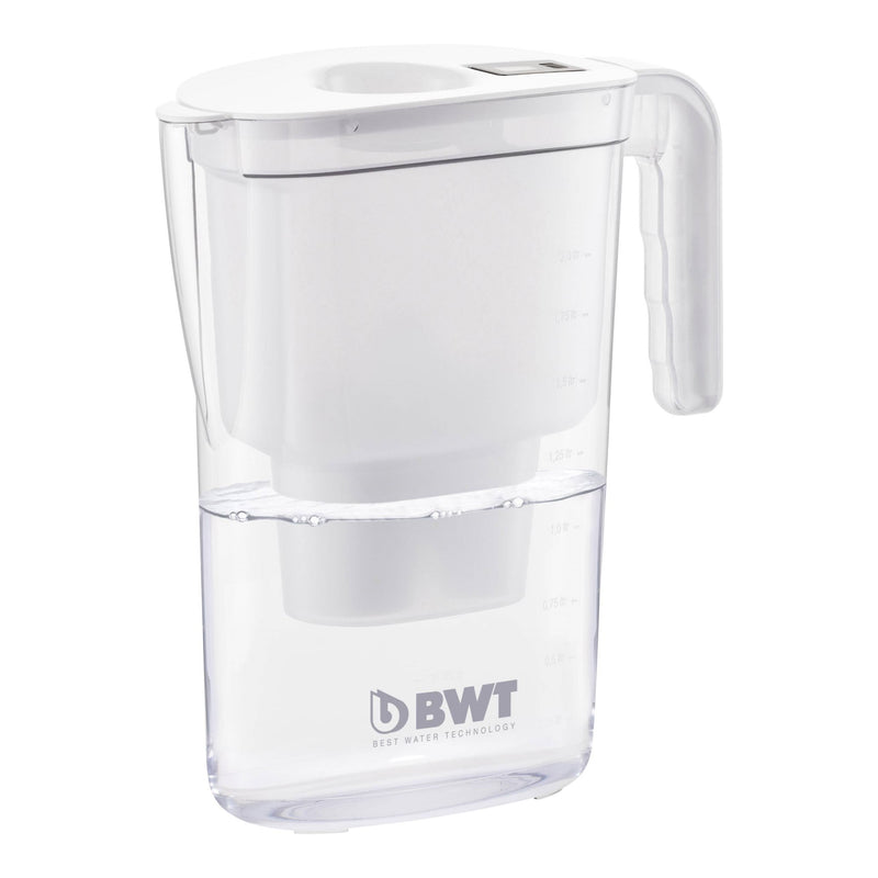 Set di filtri per acqua da tavolo BWT, brocca vida con timer elettrico e 12 cartucce di magnesio