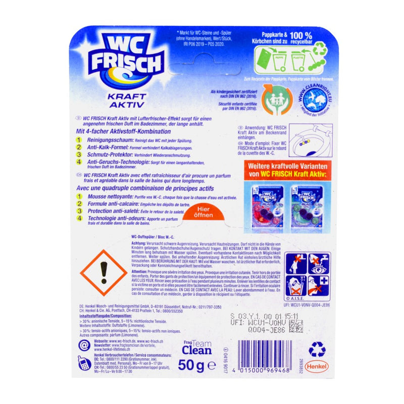 WC Frisch WC Stein Kraft Aktiv Lemon 50g