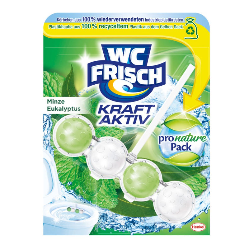 WC Frisch WC Stein Kraft Aktiv Minze Eukalyptus 50g