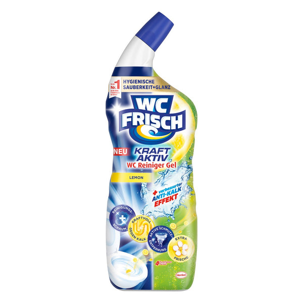 WC Frisch Reiniger Gel Kraft Aktiv Lemon 750ml