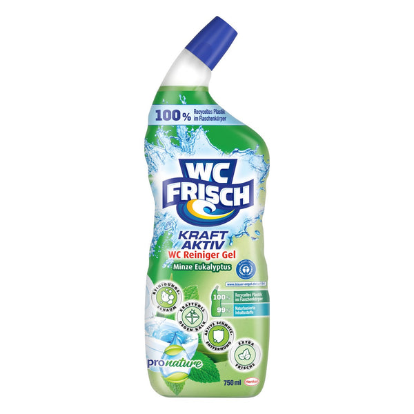 WC Frisch Reiniger Gel Kraft Aktiv MinzeEukalyptus 750ml