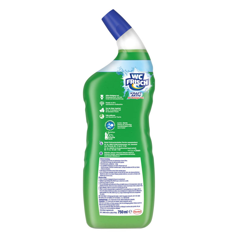 WC Frisch Reiniger Gel Kraft Aktiv MinzeEukalyptus 750ml