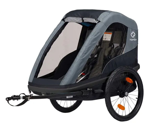 HAMAX Bicycle Trailer Avenida Twin Blue