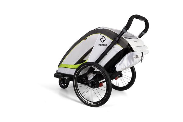 Hamax bicycle trailer Breez One Weiss/Green