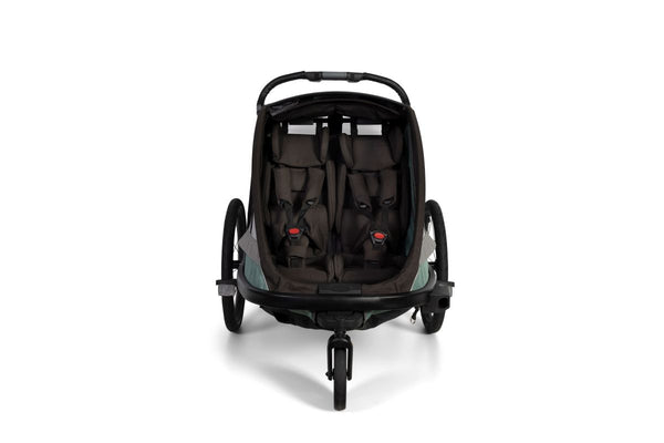 Hamax bicycle trailer Coccon green/black