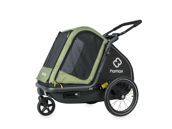 HAMAX Dog Trailer Pluton M Green / Black