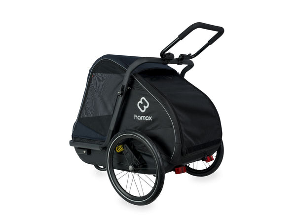 Hamax Dog Trailer Pluto L navy/schwarz