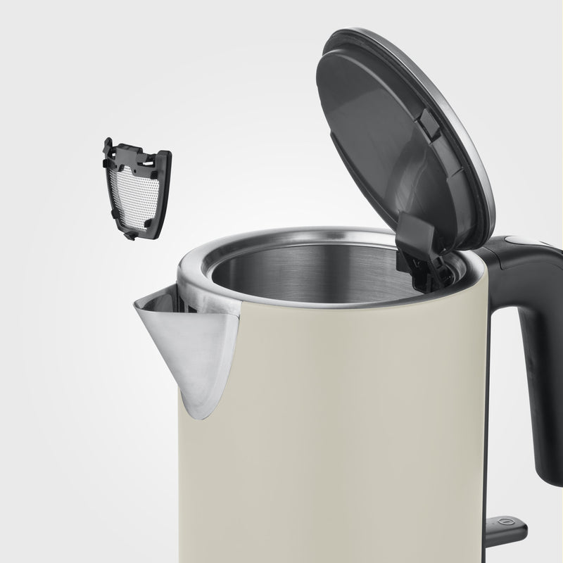 Severin Wasserkocher 1 Liter, Wasserkocher, beige