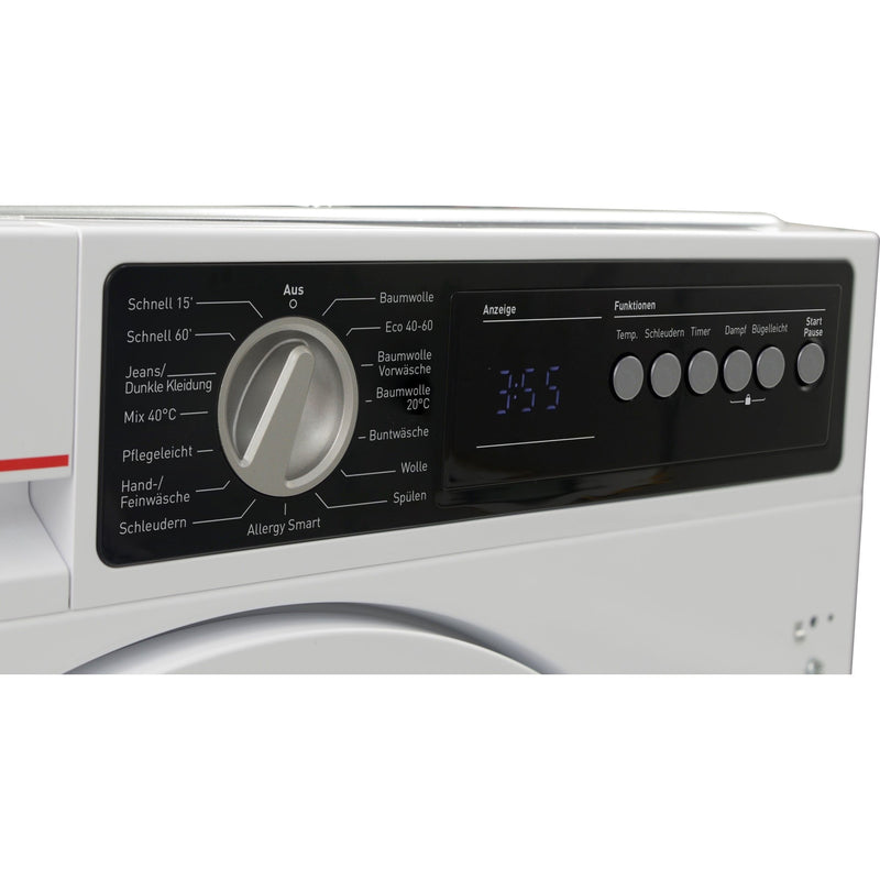 Sharp Washing machine installation, 8kg, ES-NIB814BWNA, A-Class