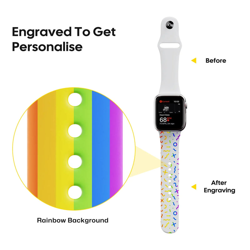 Laserpecker Accessoires Bracelet Silicone Apple Watch (4 couleurs) M / L