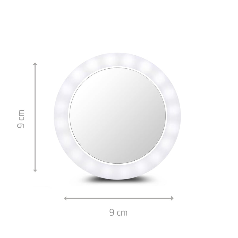 Ecomed Kosmetikspiegel Selfie Spiegel CM-20E