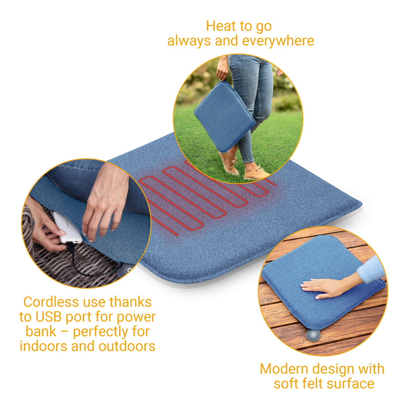 Medisana Heating Pillow OL 650, bleu