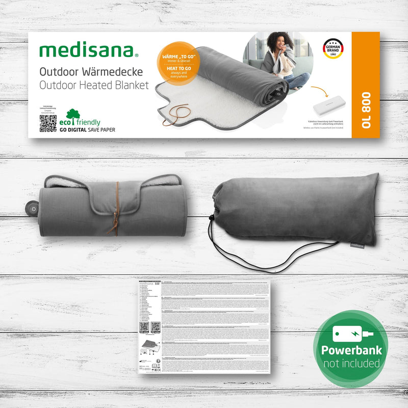 Couverture de chauffage Medisana OL 800, gris