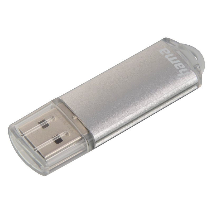 Hama USB-Stick "Laeta", USB 2.0, 128 GB, 15MB/s, Silber