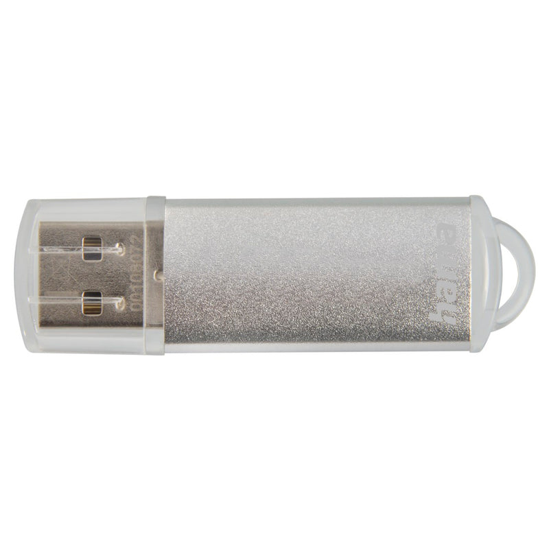 Hama USB-Stick "Laeta", USB 2.0, 128 GB, 15MB/s, Silber