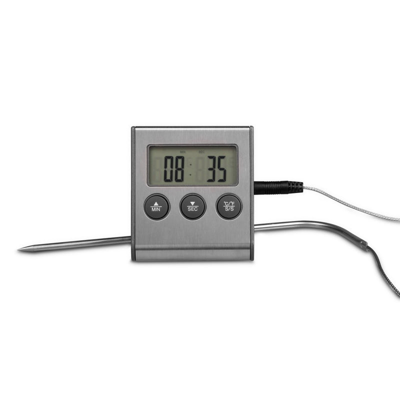 Xavax Bratenthermometer Digitales mit Timer, Kabelsensor