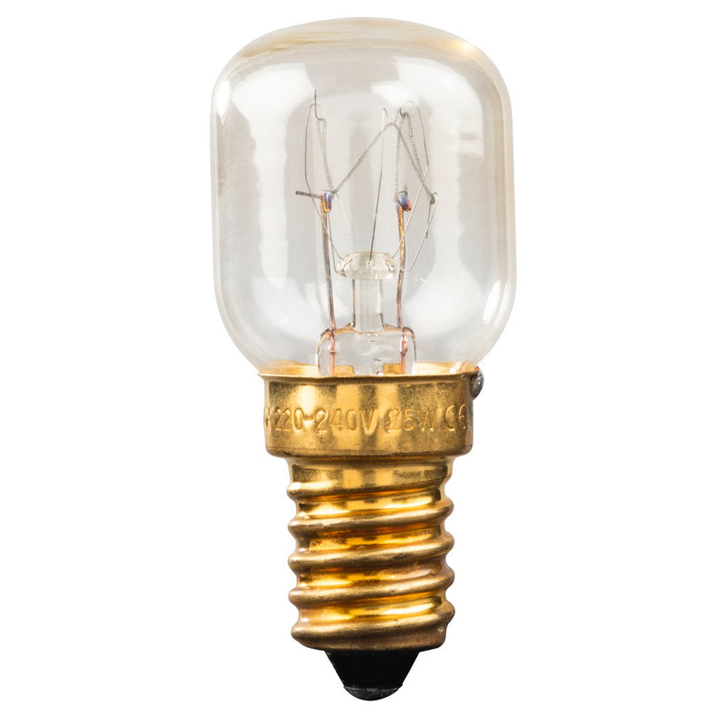 Xavax Backofenlampe 25W, hitzebeständig bis 300°, E14, Birnchenform, klar
