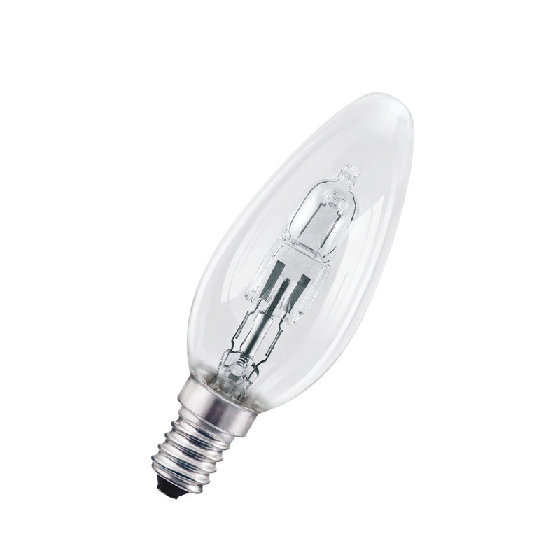 Xavax Kerzenlampe Halogen, E14, 30W, Warmweiss, 2 Stück