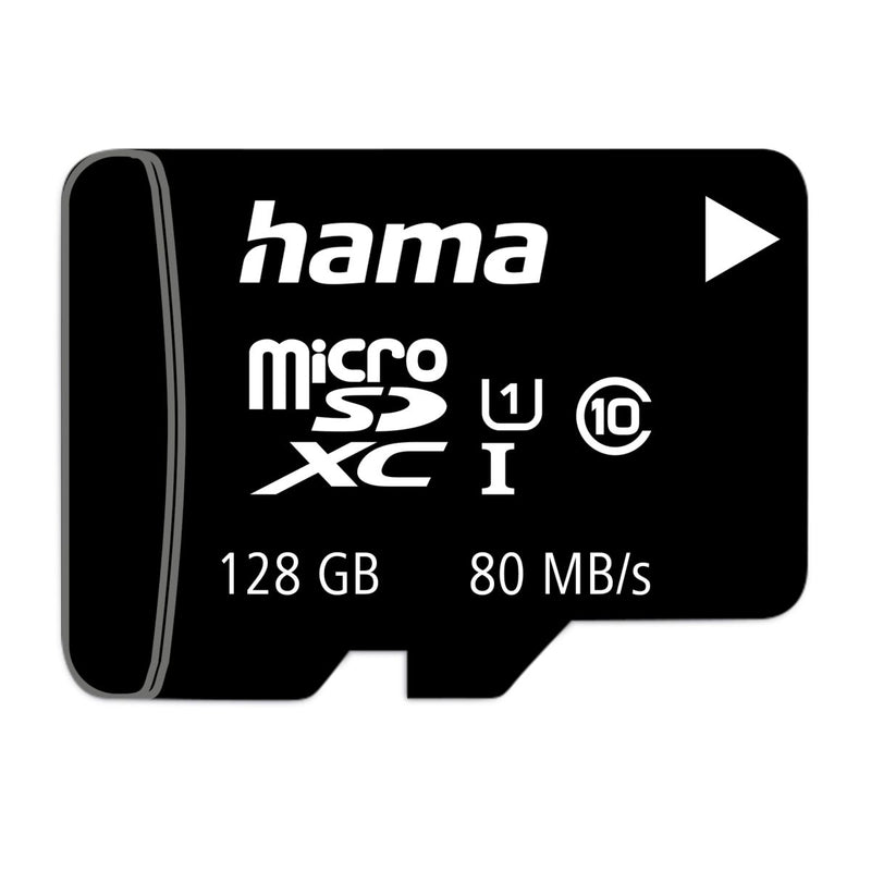 Hama microSDXC 128GB Class 10 UHS-I 80MB/s + Adapter/Mobile