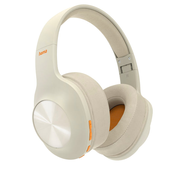 Hama Kopfhörer Bluetooth® "Spirit Calypso", Over-Ear, Bass Boost, faltbar, Beige