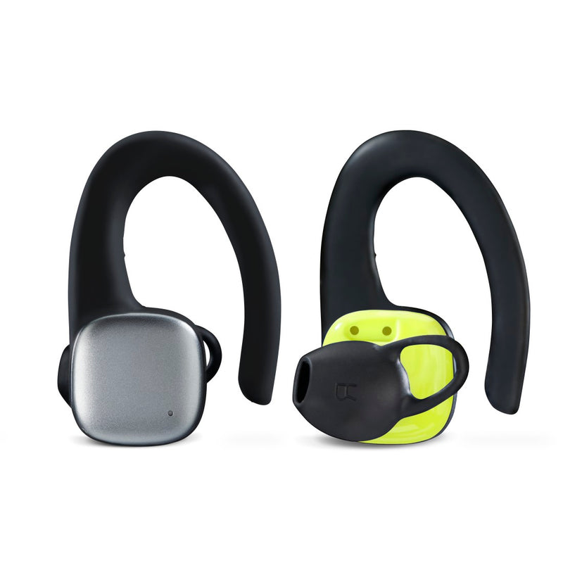 Hama Kopfhörer Bluetooth® "Spirit Athletics", True Wireless, Ohrbügel, Schw/Gelb