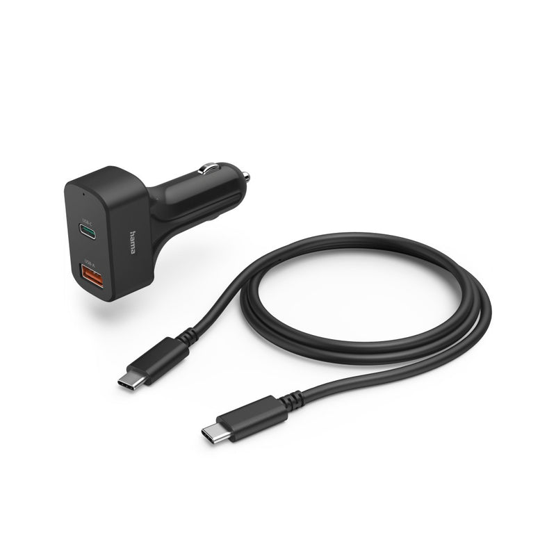 Hama Notebook-Netzteil Universal-USB-C-Kfz-, Power Delivery (PD), 5-20V/65W