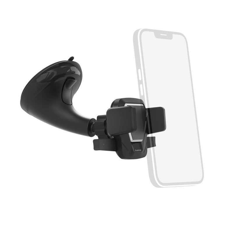 Hama mobile phone holder car "Easy Snap" with suction cup, 360 degrees rotatable, universal