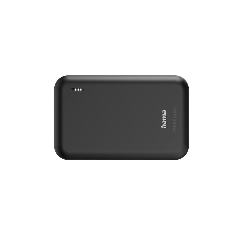 Hama Power Pack "Pocket 10", 10000mAh, Ausgänge: 2x USB-A, Anthrazit