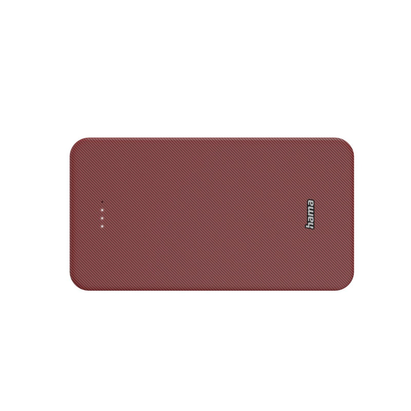 Hama Power Pack "Colour 20", 20000mAh, 2 Ausgänge: USB-C, USB-A, Rot