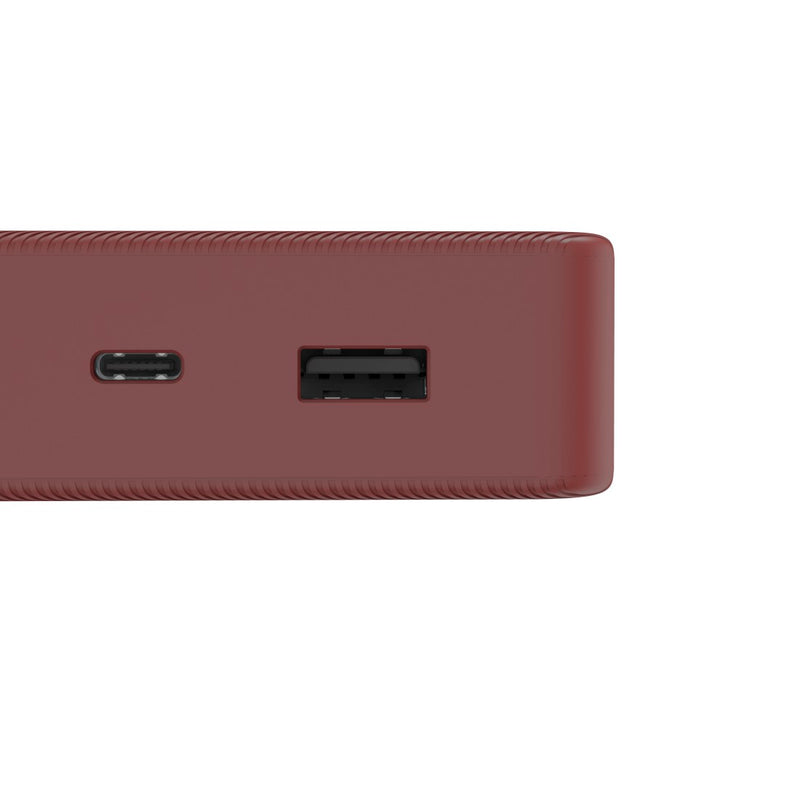 Hama Power Pack "Colour 20", 20000mAh, 2 Ausgänge: USB-C, USB-A, Rot