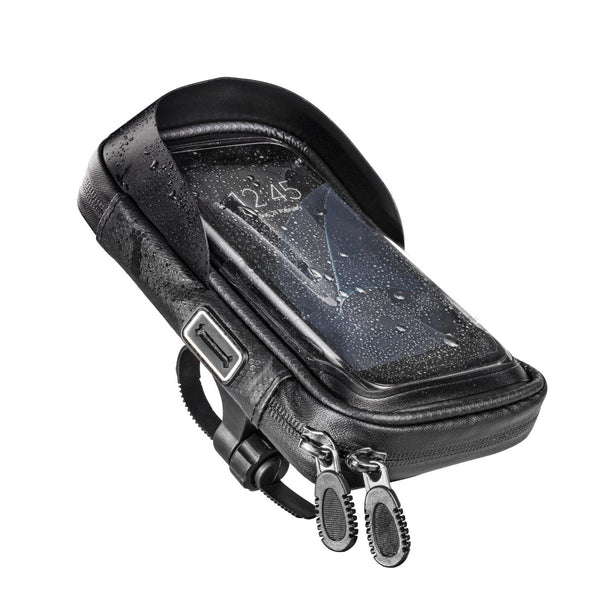 Hama Tasche Handy Fahrrad-/Motorrad, 360 Grad drehbar, wasserabweisend