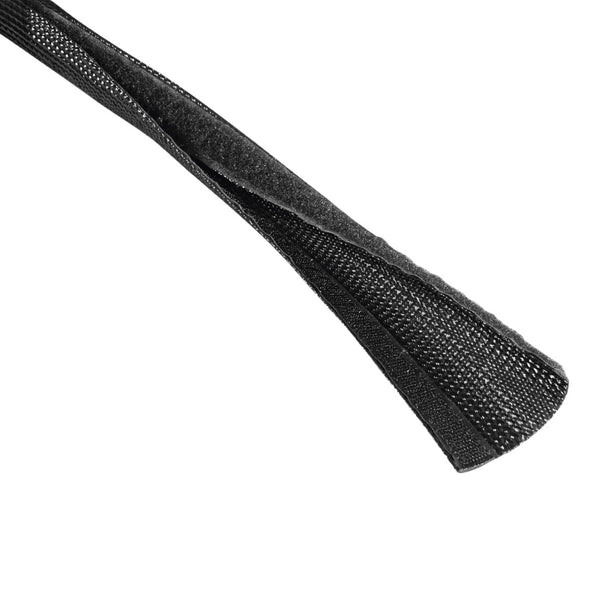 Hama Kabelschlauch Flexibler Gewebe, universal, 20 - 40 mm, 1,8 m, Schwarz