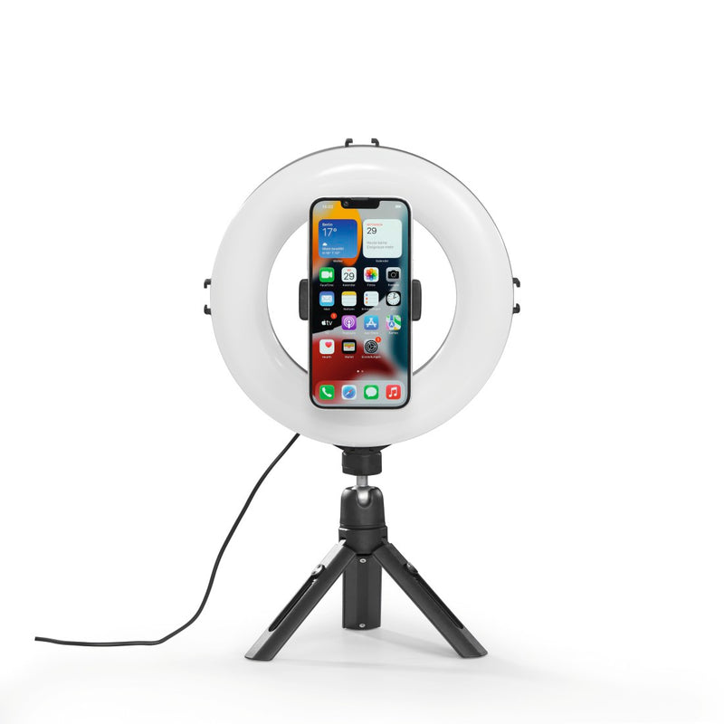 Hama LED-Ringleuchte "SpotLight Smart 80 II", Set für Smartphone