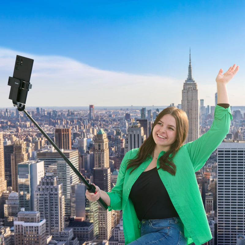 Hama Selfie-Stick Stativ "Fancy Stand 170" f. Handy, Bluetooth®-Fernauslöser, SW