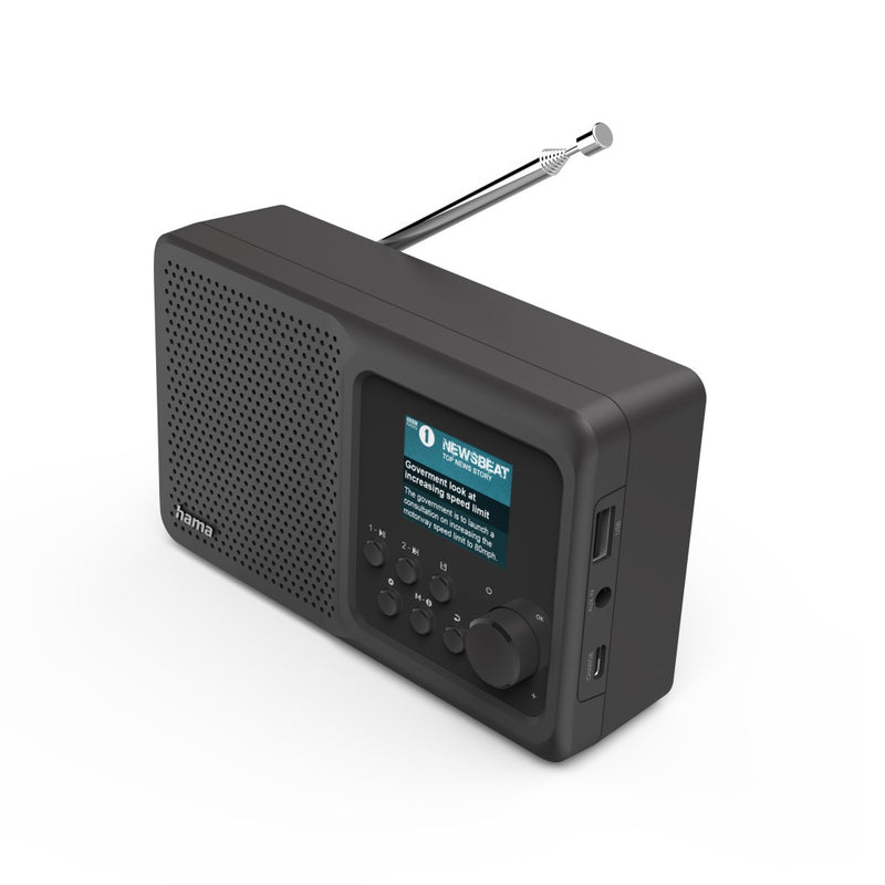 Hama Digitalradio "DR5BT", FM/DAB/DAB+/Bluetooth®/Akkubetrieb