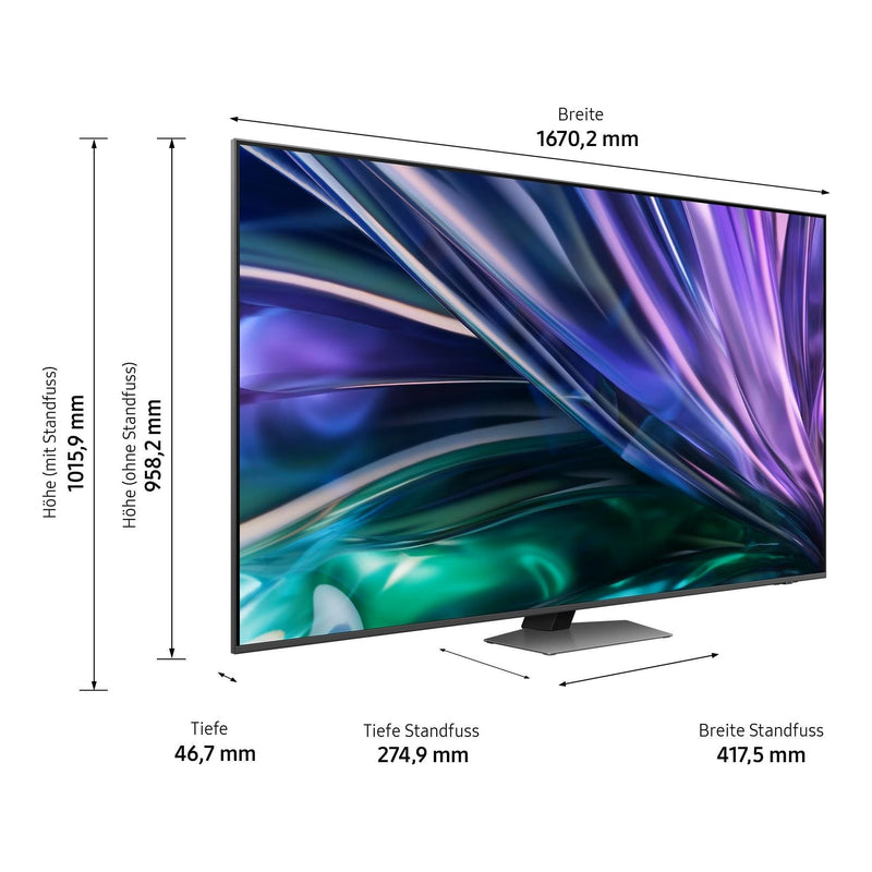 Samsung TV 75 pouces, 4K UHD, QE75QN85DBTXX