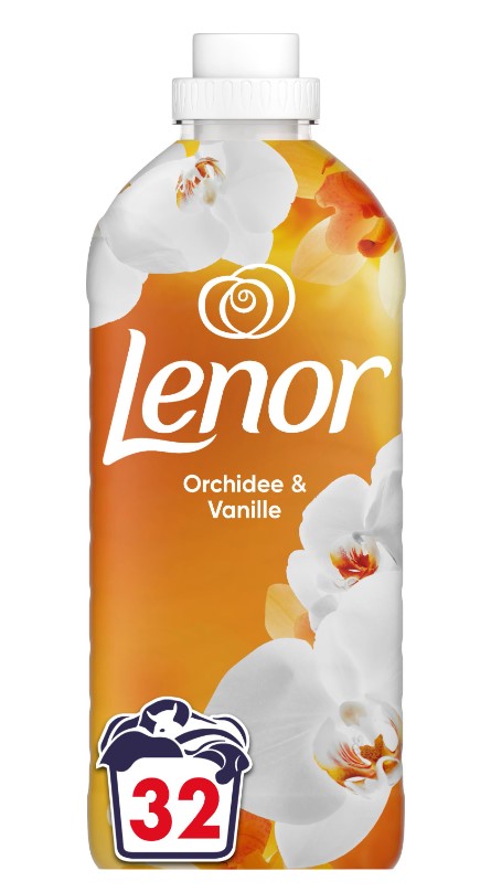 Lenor tissu adoucisseur orchidée et bouteille de vanille - 800 ml - 32wl