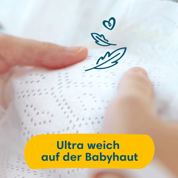 Pampers Windel Premium Protection Windeln 24Stück Size 1 (2-5kg)