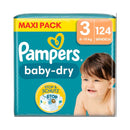 PAMPERS pannolino bambino secco Gr.3 6-10 kg 124stk.