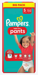 Pantaloni Pampers pantaloni da asciugatura Gr. 5 12- 17 kg Big Pack 54 PC.