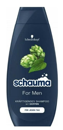 Schwarzkopf shampooing hommes avec houblon 400 ml