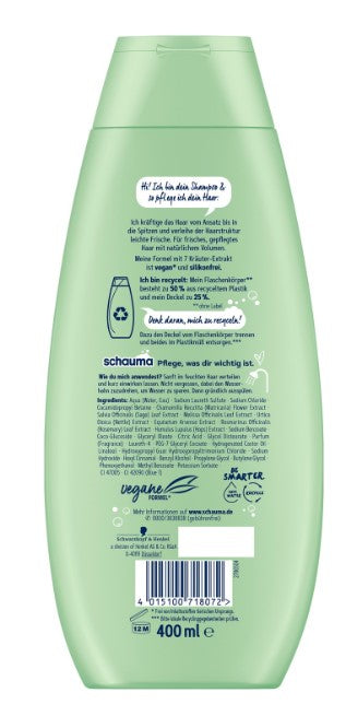 Schwarzkopf shampooing 7 herbes 400 ml