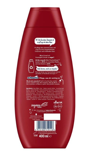 Schwarzkopf couleurs de shampooing gloss graneapf 400ml