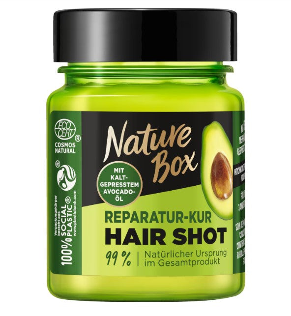 Nature Box Repair Kur Hair Shot Avocado Huile 60 ml