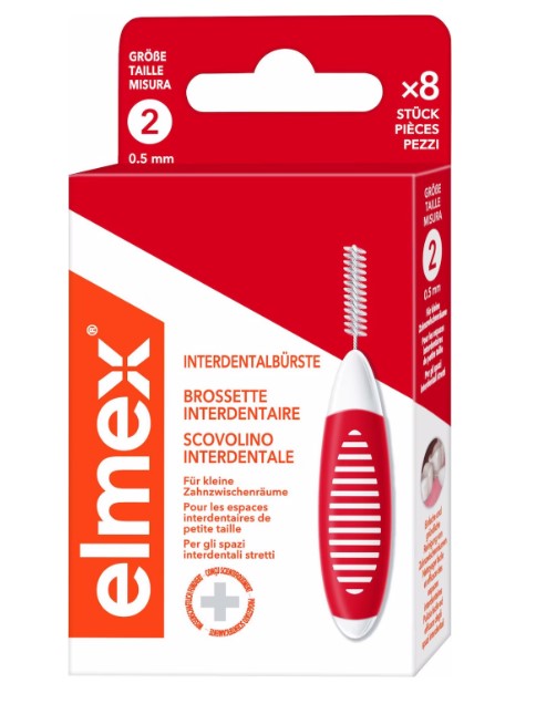 Elmex Interdental Brush 8 série 0,5 mm