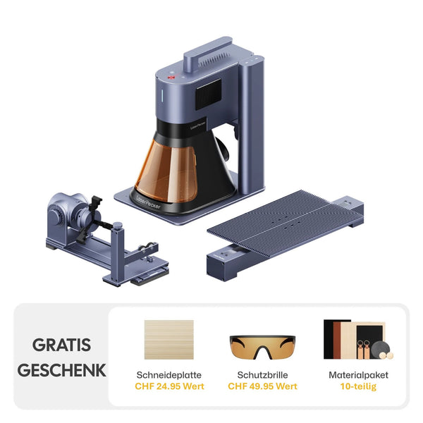 Laserpecker Lasergerät LP5 Deluxe - Inkl. Slide- und Rotary Extension