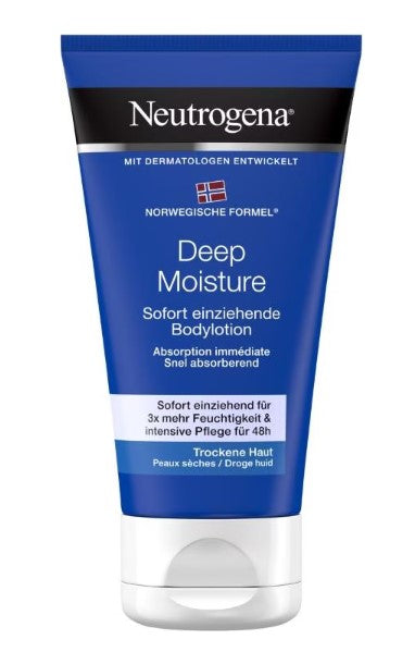 Neutrogena Bodylotion Humidité profonde Taille de voyage immédiate 75 ml