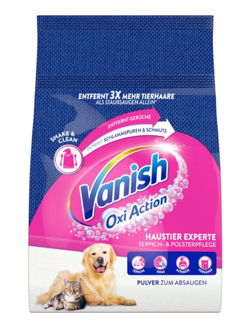 Vanish Teppichpflege Haustier-Experte Pulver 750ml