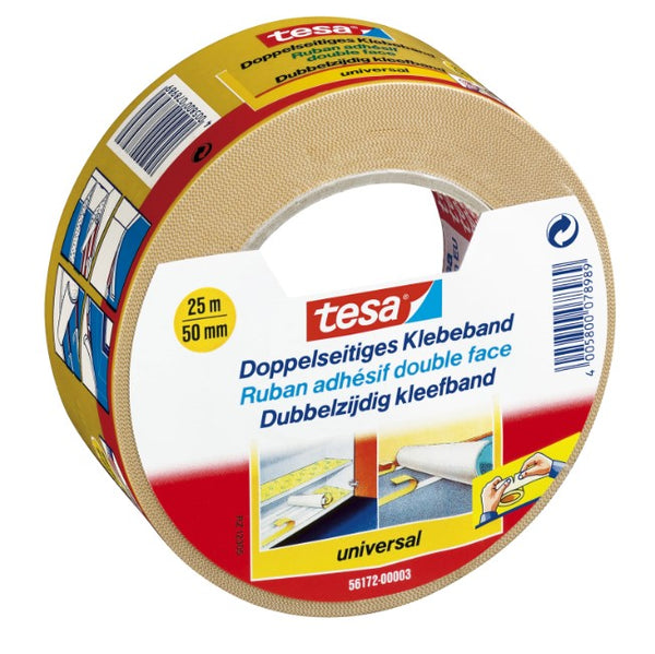 Tesa Adhesive Tape Double-Side Universal 25mx50mm